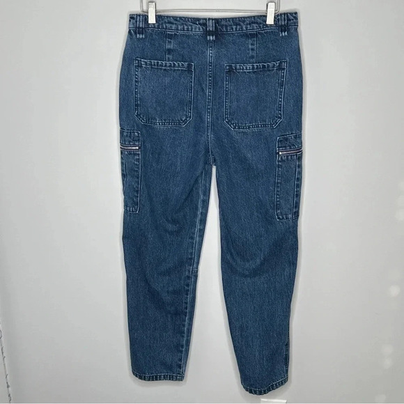 We Wore What Utility Jeans Size 30 in Broome Cotton High‎ Rise Pockets Great - Picture 2 of 13